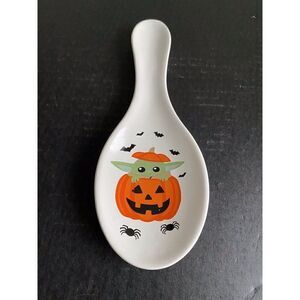 Star Wars Grogu Baby Yoda Spoon Rest Halloween Jack-O-Lantern Pumpkin NEW